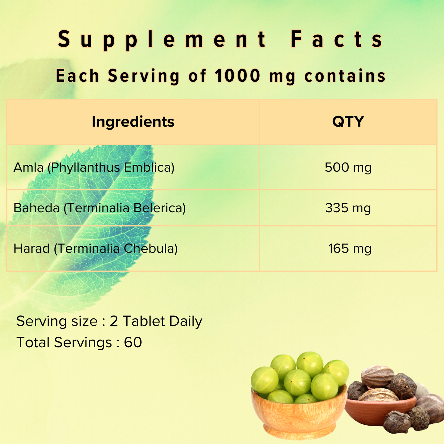 Daily All Day Triphala 1:2:3