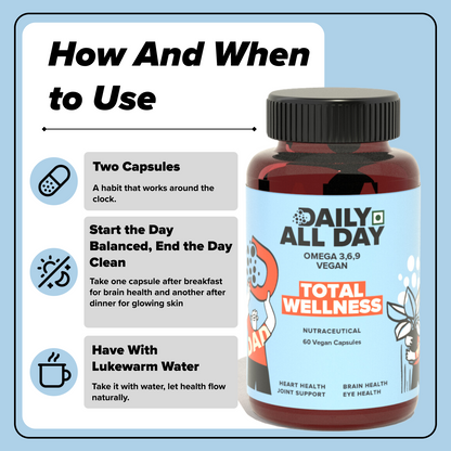 Daily All Day Total Wellness Omega 3 6 9