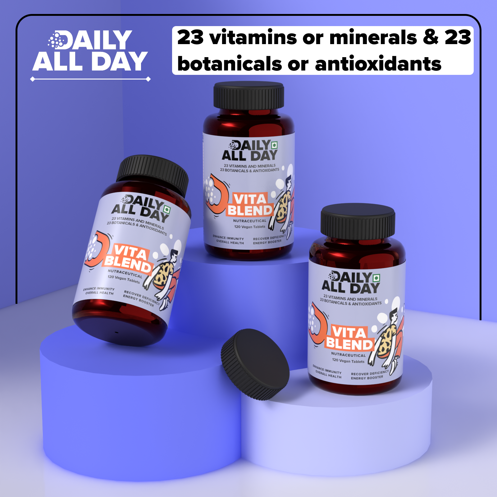 multivitamin b complex tablets by daily all day